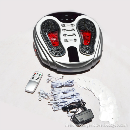 EMS electrode pulse foot massager with 56kinds of massage programs
